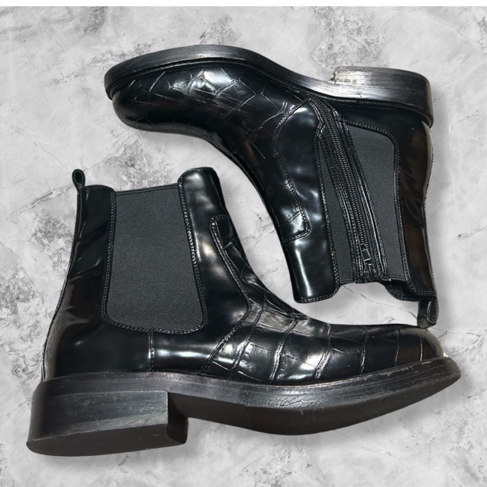 Jeffrey Campbell Chelsea Ankle Zipper Boot Size 9 - Picture 6 of 10